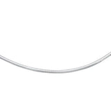 14K 3mm Classic Omega with Box Lock - Lexie Jordan Jewelry