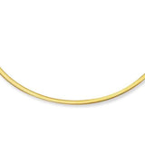 14K Gold 2.5mm Reversible Omega - Lexie Jordan Jewelry