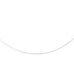 14K White Gold 1mm Round Omega with Screw Back Lock - Lexie Jordan Jewelry