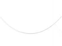 14K White Gold 1mm Round Omega with Screw Back Lock - Lexie Jordan Jewelry