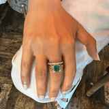Emerald and Diamond Ring - Lexie Jordan Jewelry