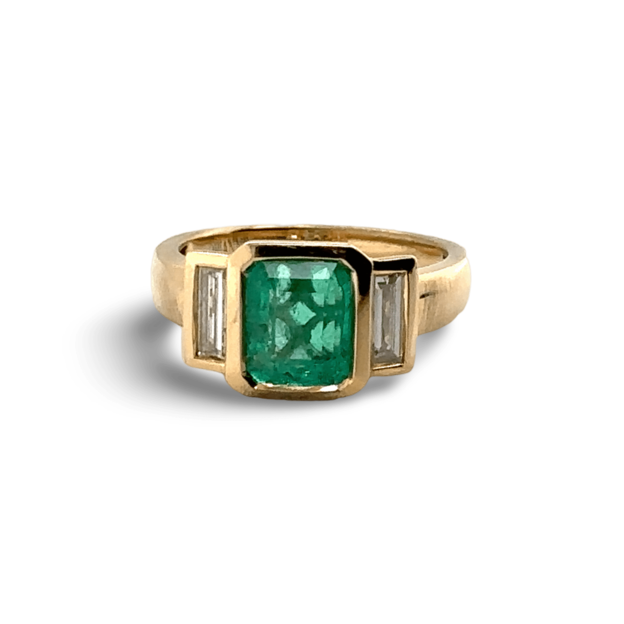 Emerald and Diamond Ring - Lexie Jordan Jewelry