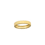 14 gold curvy band - Lexie Jordan Jewelry