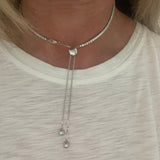 14k Adjustable Tennis Necklace - Lexie Jordan Jewelry
