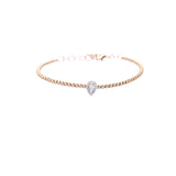 18kt Gold Pear Diamond Bracelet - Lexie Jordan Jewelry