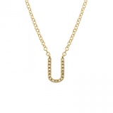 Diamond Initial Necklace