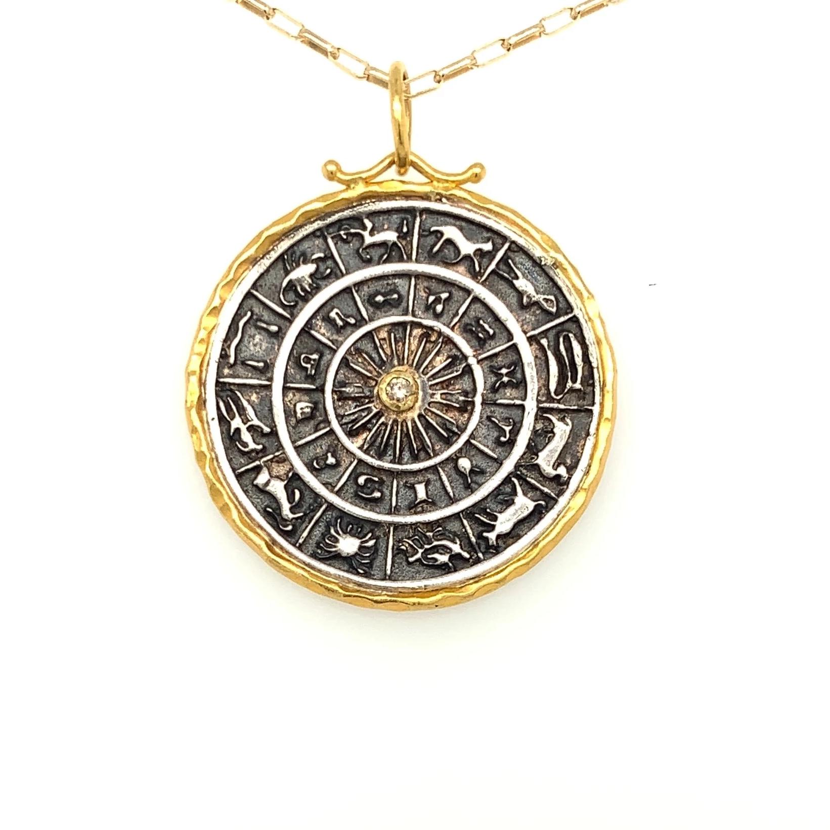 24k Gold Zodiac Pendant - Lexie Jordan Jewelry