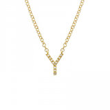 Diamond Initial Necklace