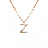 Diamond Initial Necklace