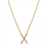 Diamond Initial Necklace