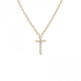 Diamond Initial Necklace