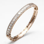 Baguette Diamomd Bangle - Lexie Jordan Jewelry