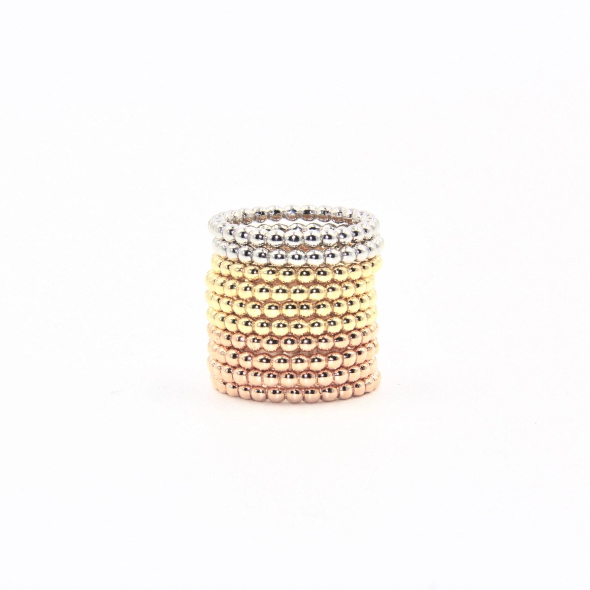 Bead Ring | Stackable Ring | 14K Gold | Fine Details - Lexie Jordan Jewelry