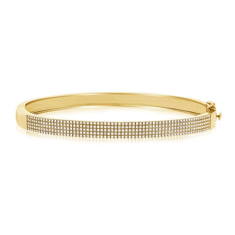 Classic Diamond Bangle - Lexie Jordan Jewelry