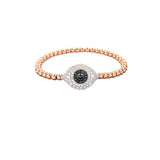 Diamond and Sapphire Evil Eye Bracelet - Lexie Jordan Jewelry