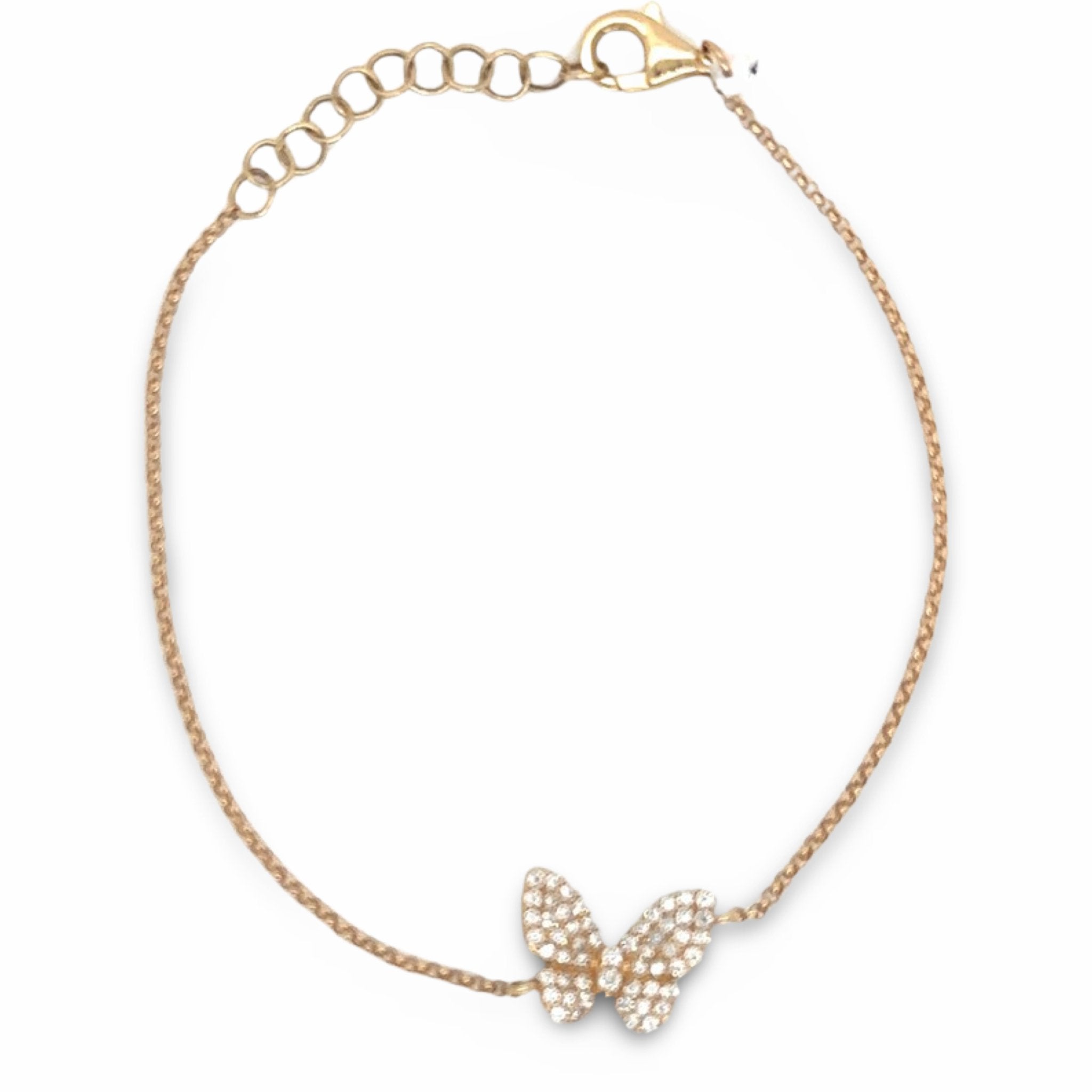 Diamond Butterfly Bracelet - Lexie Jordan Jewelry