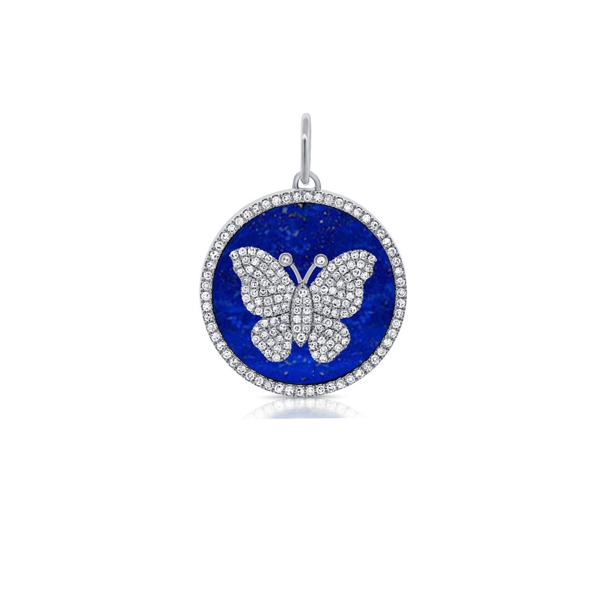 Diamond Butterfly Pendant - Lexie Jordan Jewelry