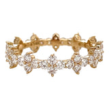 Diamond Cluster Eternity Band - Lexie Jordan Jewelry