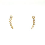 Diamond ear climbers - Lexie Jordan Jewelry