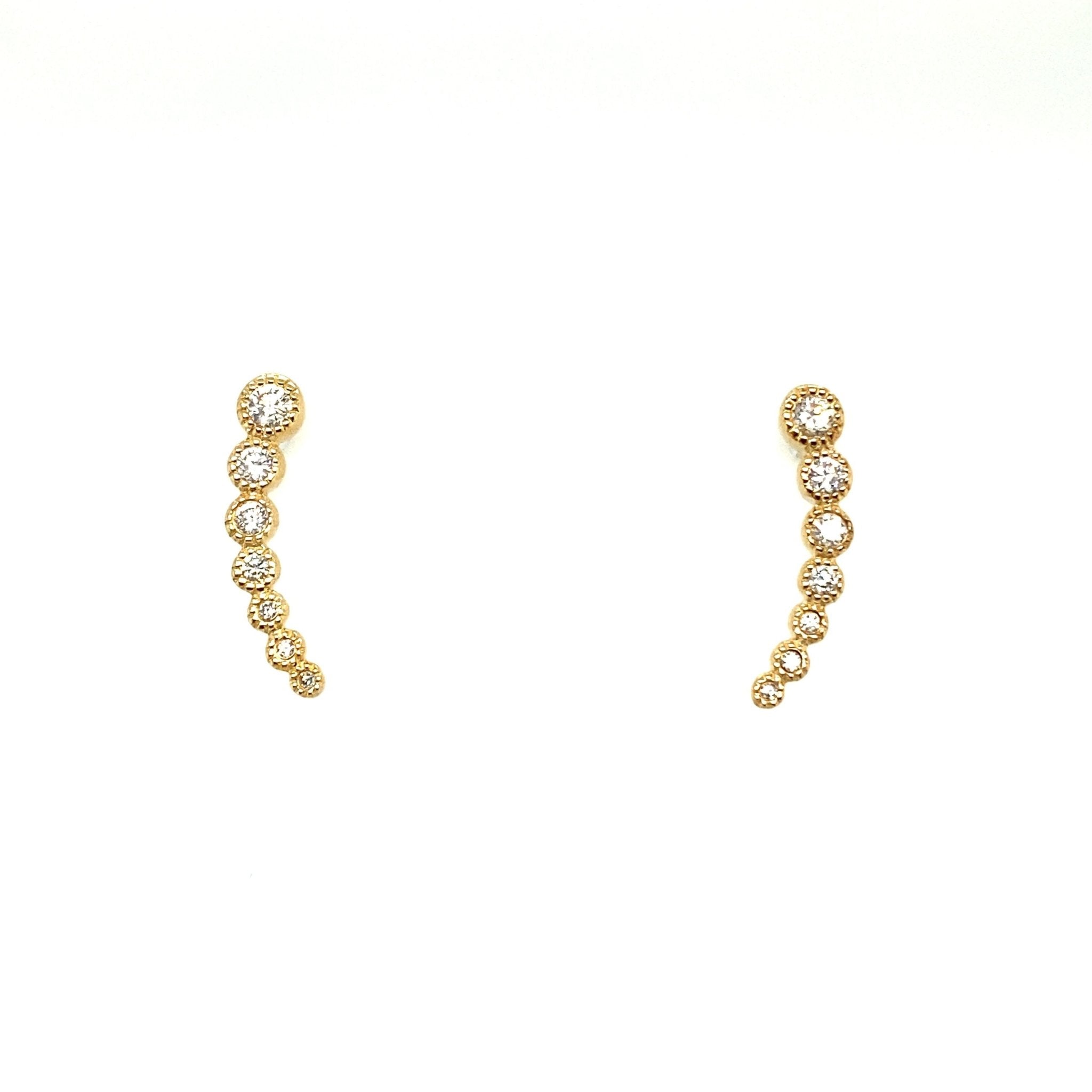 Diamond ear climbers - Lexie Jordan Jewelry