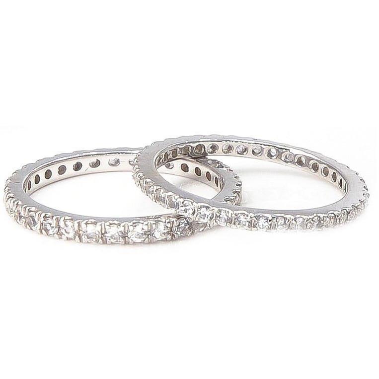 Single Diamond Eternity Band