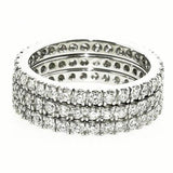 Diamond Eternity Band 18k white gold
