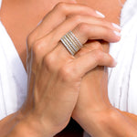 Diamond Eternity Band 18K Gold Natural Diamonds - Lexie Jordan Jewelry