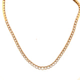 Diamond Half Tennis Necklace - Lexie Jordan Jewelry