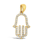 Diamond Hamsa Charm - Lexie Jordan Jewelry