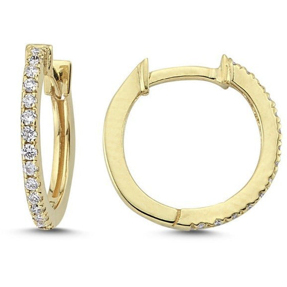 Diamond Hoop Earring - Lexie Jordan Jewelry
