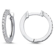 Diamond Hoop Earring - Lexie Jordan Jewelry
