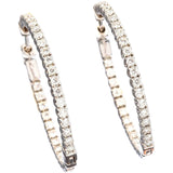 Diamond Hoop Earrings - Lexie Jordan Jewelry