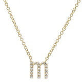 Diamond Initial Necklace - Lexie Jordan Jewelry
