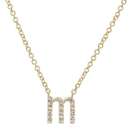 Diamond Initial Necklace - Lexie Jordan Jewelry