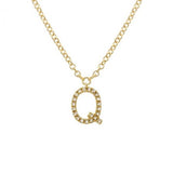 Diamond Initial Necklace - Lexie Jordan Jewelry