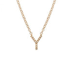 Diamond Initial Necklace - Lexie Jordan Jewelry