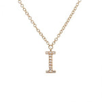 Diamond Initial Necklace - Lexie Jordan Jewelry