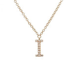 Diamond Initial Necklace - Lexie Jordan Jewelry