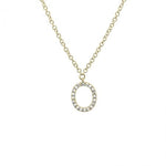 Diamond Initial Necklace - Lexie Jordan Jewelry