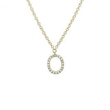 Diamond Initial Necklace - Lexie Jordan Jewelry