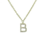 Diamond Initial Necklace - Lexie Jordan Jewelry