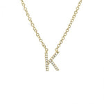 Diamond Initial Necklace - Lexie Jordan Jewelry
