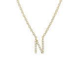 Diamond Initial Necklace - Lexie Jordan Jewelry