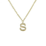 Diamond Initial Necklace - Lexie Jordan Jewelry