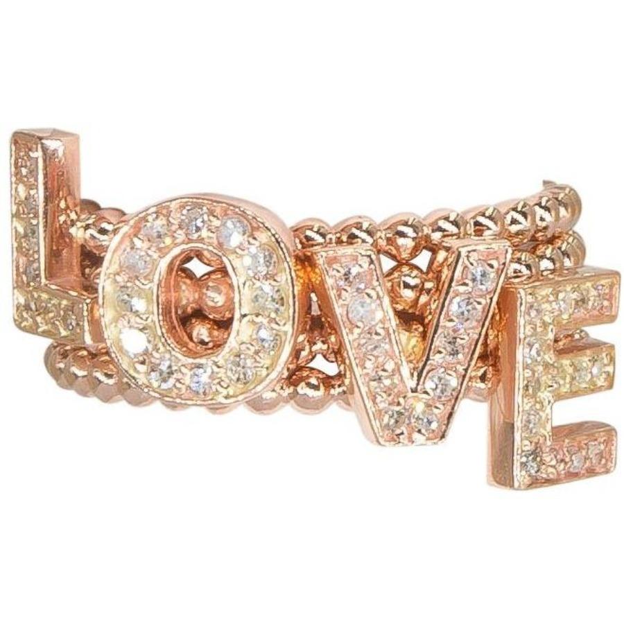 Diamond Letter Rings | Diamonds | 14K Gold | Stackable - Lexie Jordan Jewelry