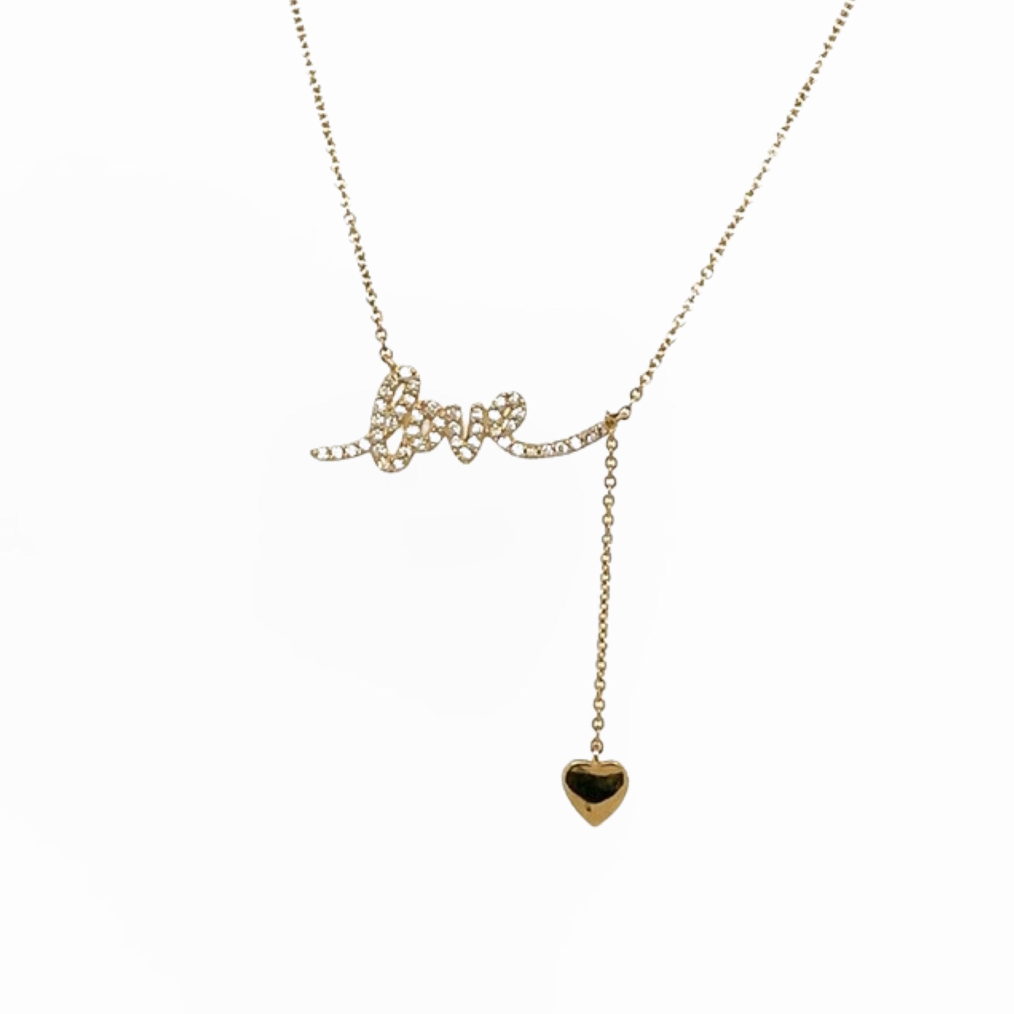 Diamond Love Necklace - Lexie Jordan Jewelry
