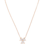 Diamond Necklace| 18K Gold Necklace | Diamond Cluster - Lexie Jordan Jewelry