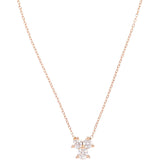 Diamond Necklace| 18K Gold Necklace | Diamond Cluster - Lexie Jordan Jewelry