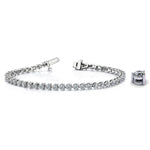Diamond Tennis Bracelet-3 Prong Setting - Lexie Jordan Jewelry