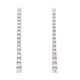 Diamond Tennis Drop Earrings - Lexie Jordan Jewelry